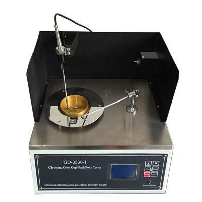 Gd-3536-1 Semi-Automated Cleveland Open Cup Method Flash Point Apparatus