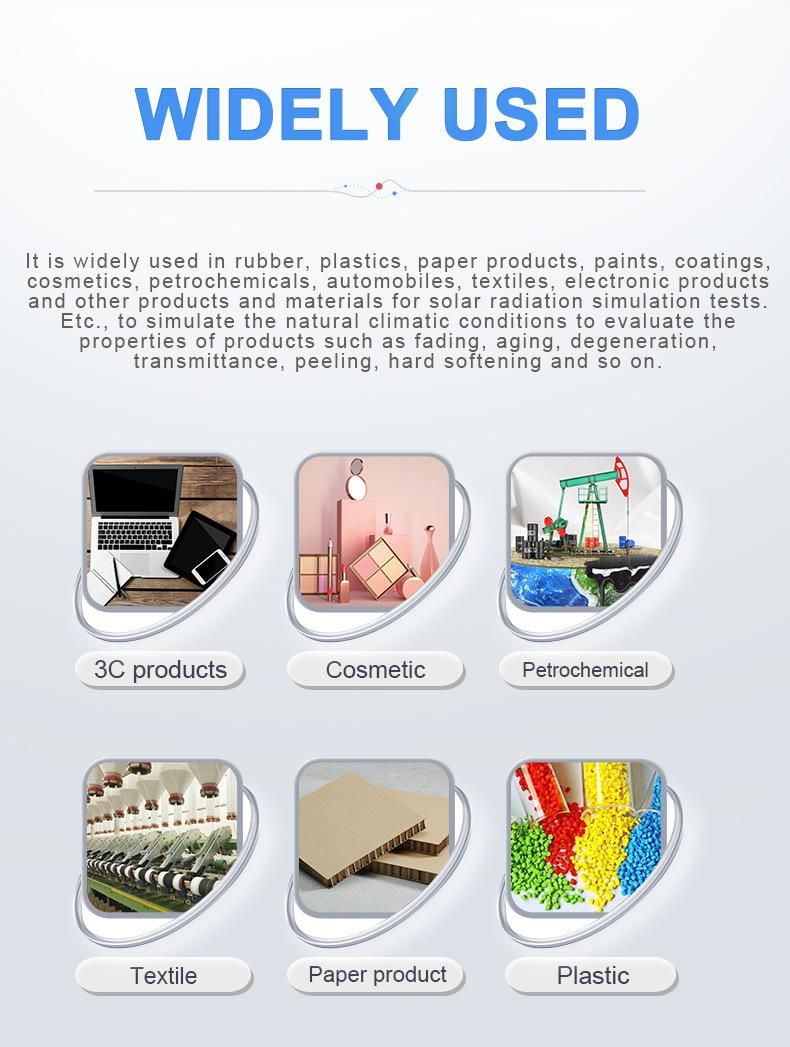 Hj-11 320nm 800nm Stability Accelerated Weathering Xenon Aging Sunlight Simulation Test Machine