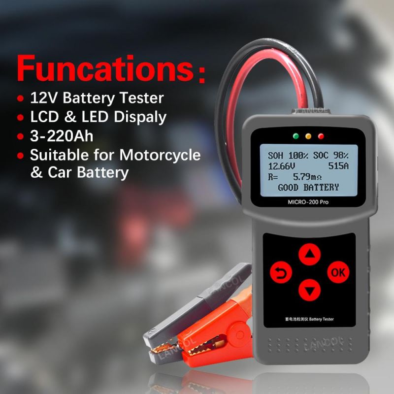 12V Digital Lead Acid Battery Tester