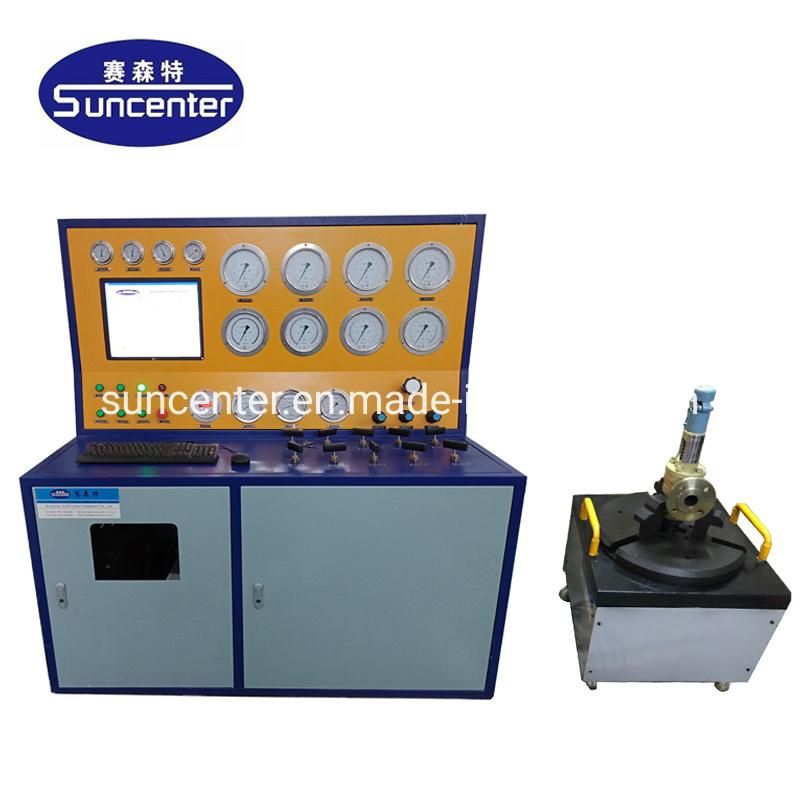 Suncenter 10 Bar-6000 Bar High Pressure safety Ball Relief Valve Computer Control Test Machine