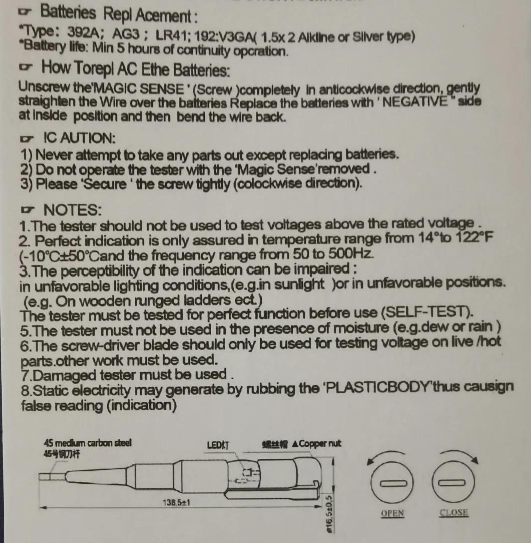 5in1 Multi-Function Non Contact Voltage Tester