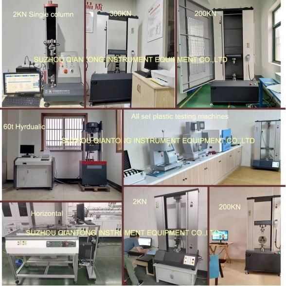 Rubber and Plastic Tensile Strength Testing Machine with Double Column