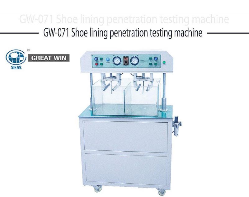 Hg/T3664 Shoes Waterproof Testing Machine/Water Proofness Tester (GW-071)