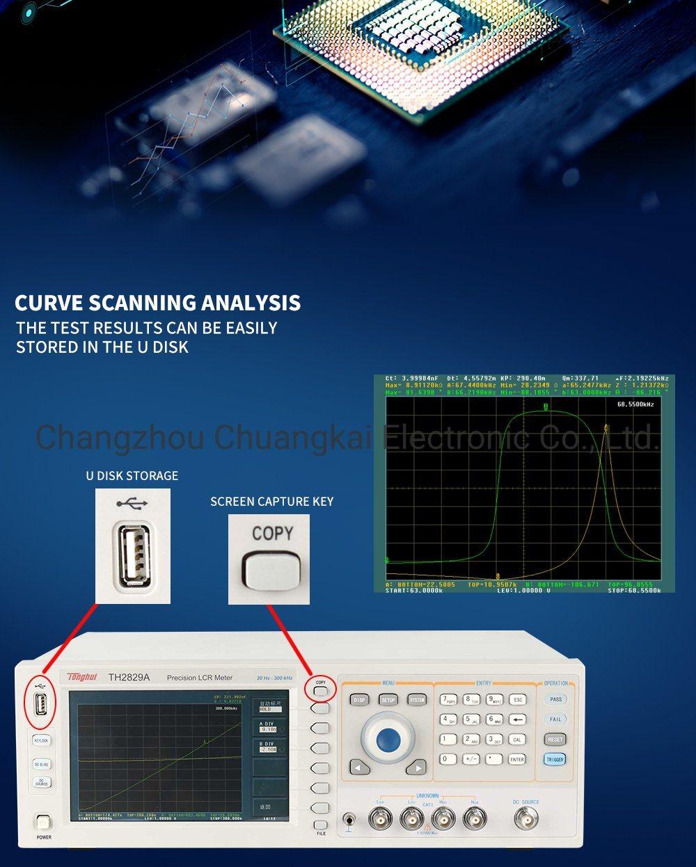 Th2829A Automatic Component Analyzer with Test Frequency 20Hz~300kHz