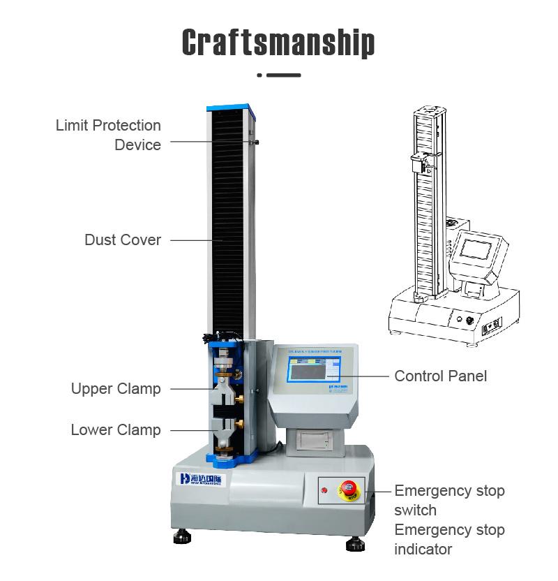 Mechanical Rubber Material Tension and Compression Testing Machine