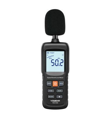 Yw-532X Data Hold Audio Noise Measure Device Sound Pressure Level Reader Digital Sound Level Meter Decibel Meter