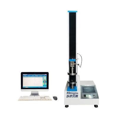 Hj-49 Single Column Computer Control Rubber Tensile Elongation Tester Tensile Testing Machine Price