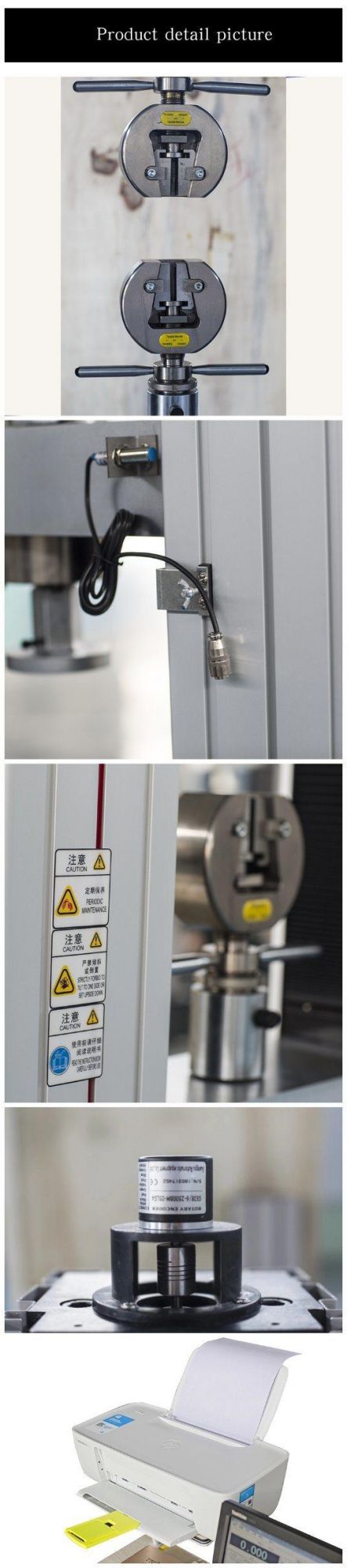 Wdw Series Floor-Standing 300kn Electronic Tensile Test Universal Testing Machine for Material Testing