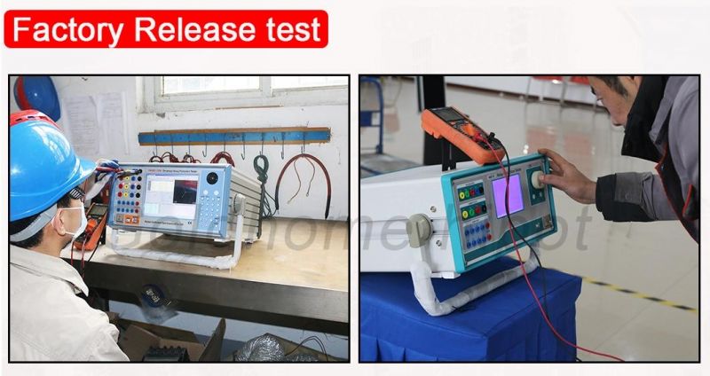 Protective Relay Test Set 6 Phase Electrical Relay Protection Tester High Accuracy High Quality Secondary Current Injection Relay Test Set