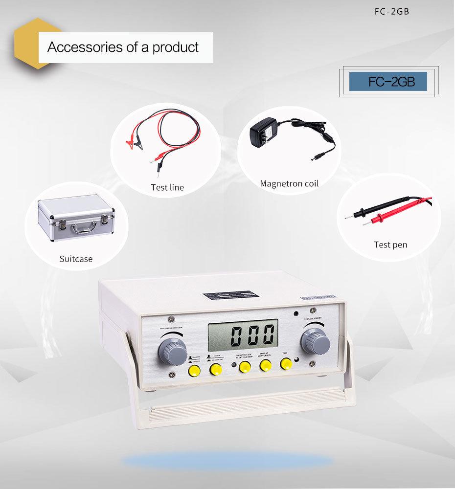 Htfc-2GB 0~1999V 0.1~199.9ua Lightning Protection Component Tester