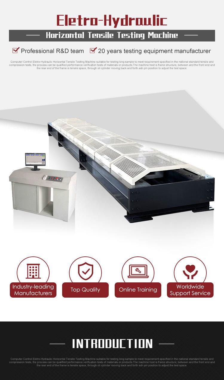 Horizontal Tensile Testing Machine for Proof and Breaking Load