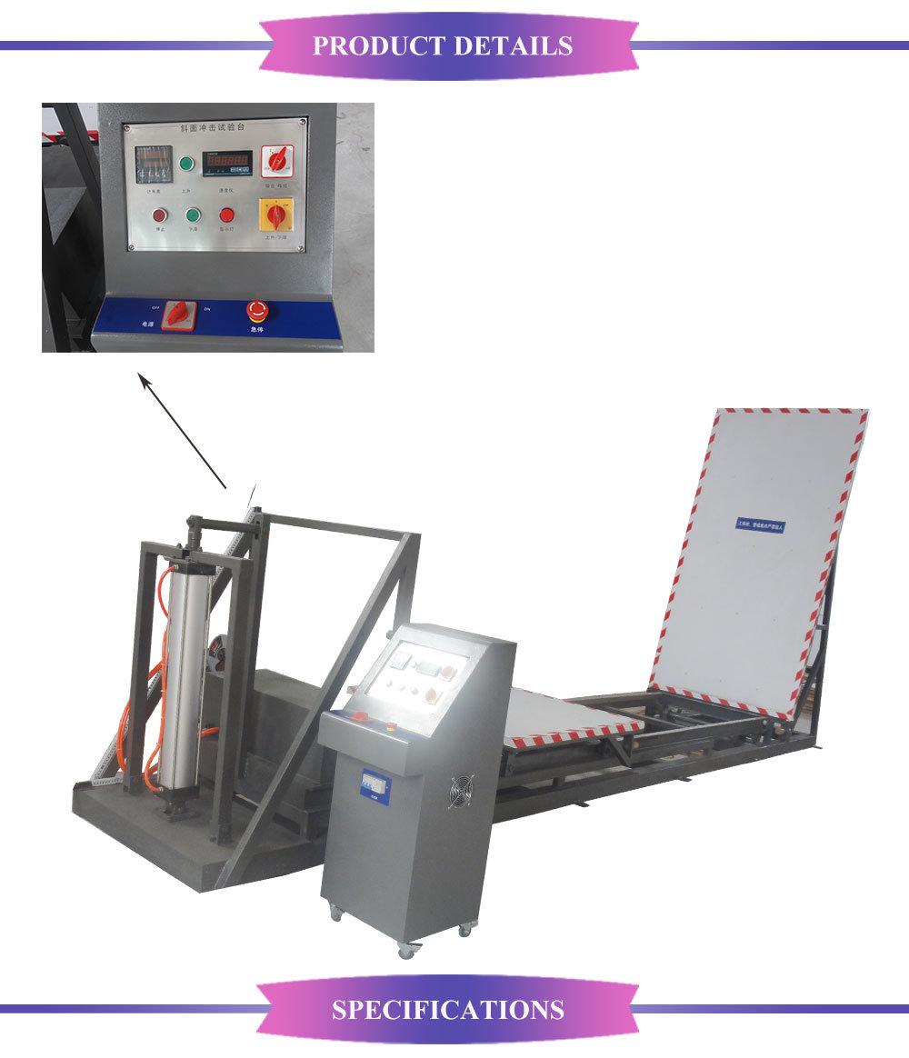Paperboard Package Incline Impact Strength Test Machine