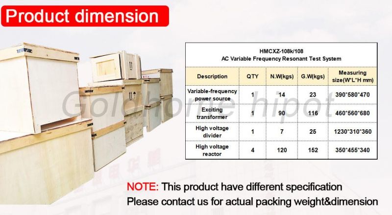 30-300Hz AC Variable Frequency Series Resonance Test Set