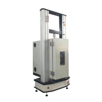 Hj-8 Polymer Tensile Strength Stretch Rubber Tear Screw Tension Testing Machine with Temperature Chamber