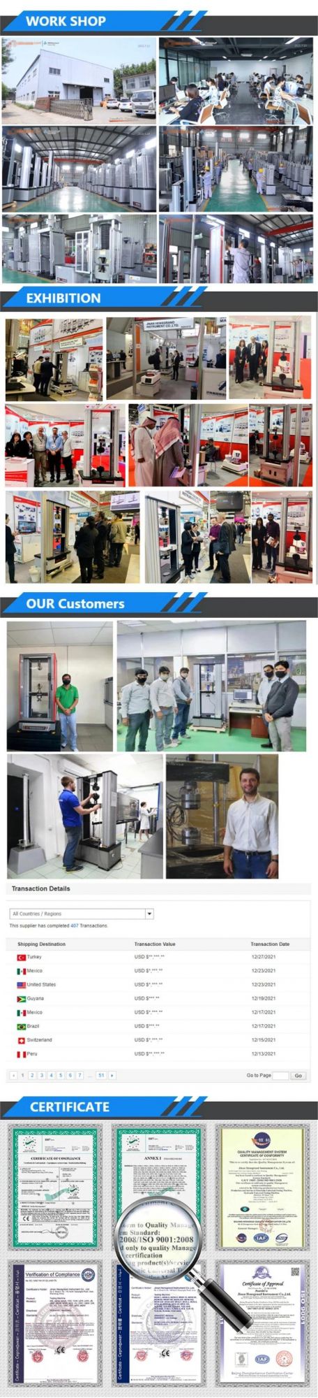 200kn Steel Rope Tension Test Machine (WDW-200)