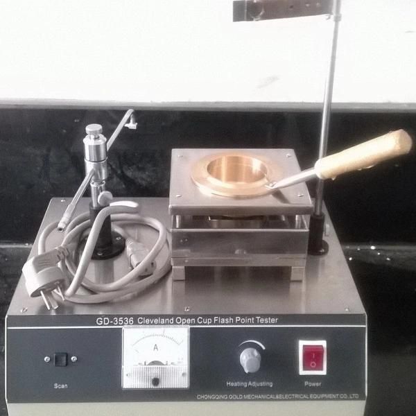 Low Price Manual Type ASTM D92 Cleveland Open Cup Flash and Fire Point Flash Point Tester, Flash Point Apparatus