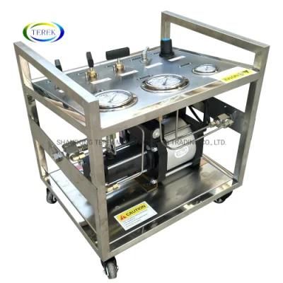 Terek OEM-China CO2 Booster Pump 304 316 Stainless Steel Frame Gas Pressurized Filling Equipment