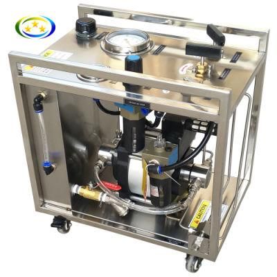 Portable 10-60000psi Air Driven Cylinder Hose Valve Pipe Hydraulic Hydrostic Pressure Test Pump Equipment