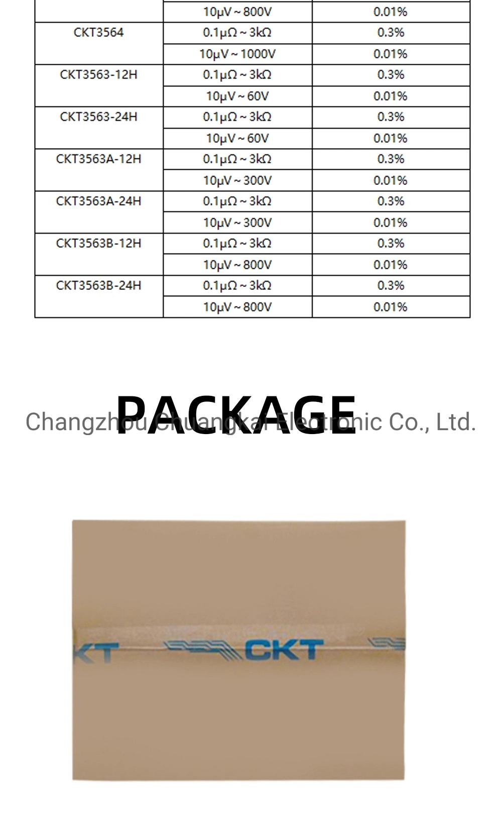 Multi-Channel Battery Internal Resistance Meter Battery Tester Measure (Model CKT3563-24H)