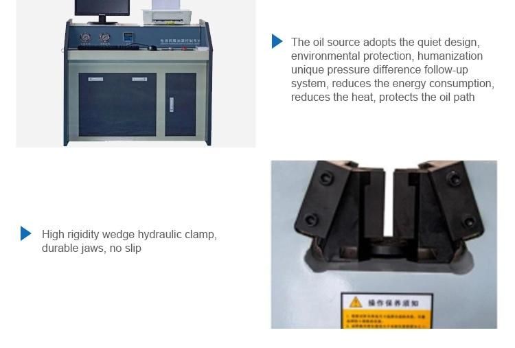 Wew-1000kn/100ton Electro-Hydraulic Servo Control Universal Testing Machine for Material Testinglaboratory