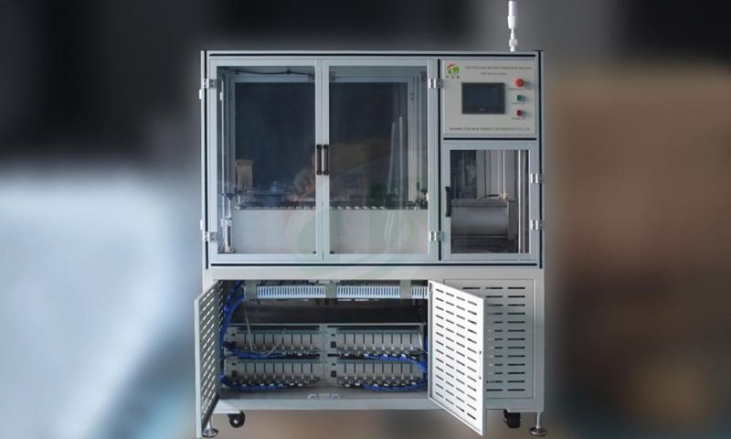 Tob Polymer Lithium Ion Battery Horizontal Hot Press Formation Machine
