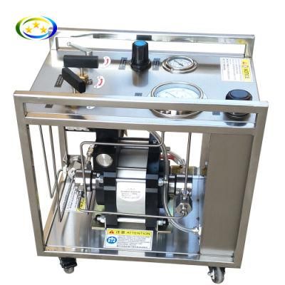Air Driven 10-4000 Bar Hydraulic Pressure Test Pump for Testing Valves and Pipeline and Gas Cylinder