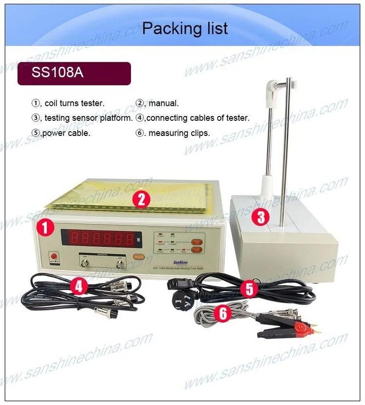 Big Electromotor Winding Coil Turn Acounter Tester (SS108A-10)