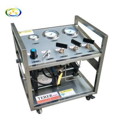 Terek Pneumatic Gas Pressure Booster System for Oxygen/Nitrogen/CO2 Cylinder Refilling