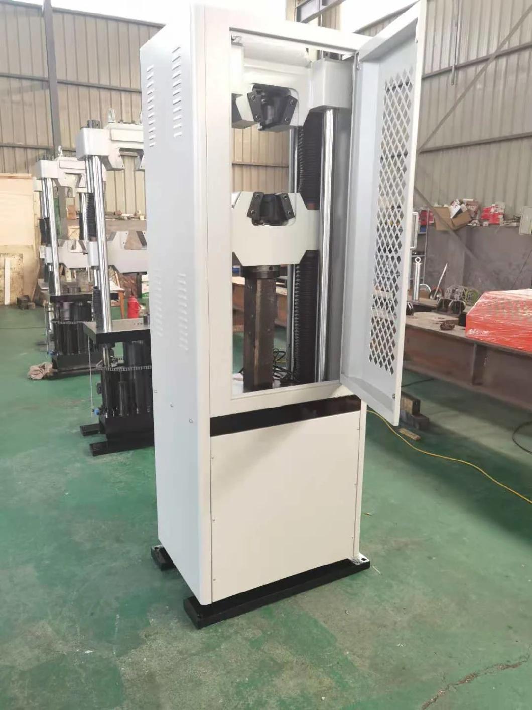 300kn 600kn 1000kn 30ton 60ton 100ton Steel Bar High-Strength Bolts Steel Plate Tensile Compression Bending Digital Display Hydraulic Universal Testing Machine