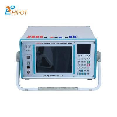 China Automatic Six Phase Relay Protection Tester with GPS Synchronization Test Function