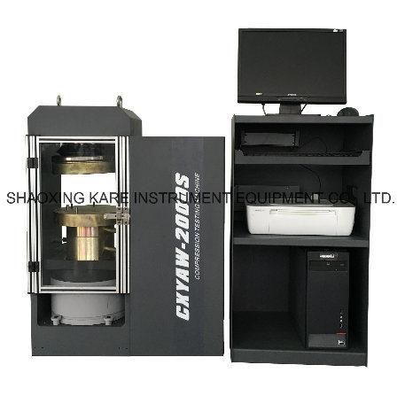 0.5 Grade Computerized Electro-Hydarulic Servo Compression Testing Machine (CXYAW-3000S)
