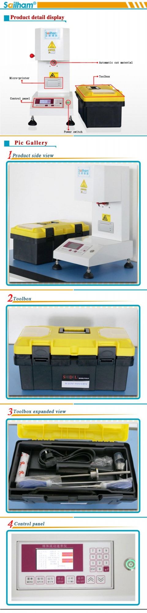 Digital Melt Flow Index Tester for Plastic Melt Flow Indexer