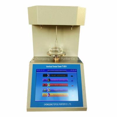 ASTM D1331 Liquid Plating Solution Platinum Ring Surface Tension Meter