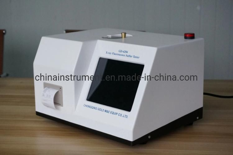 ASTM D4294 X-ray Fluorescence Energy Dispersive S in Oil Sulfur Analyzer