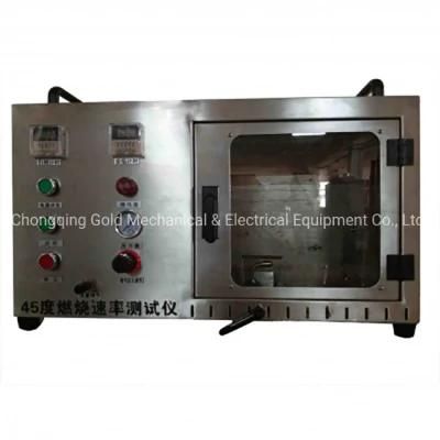 16 CFR 1610 Textile 45 Degree Flammability Test Apparatus