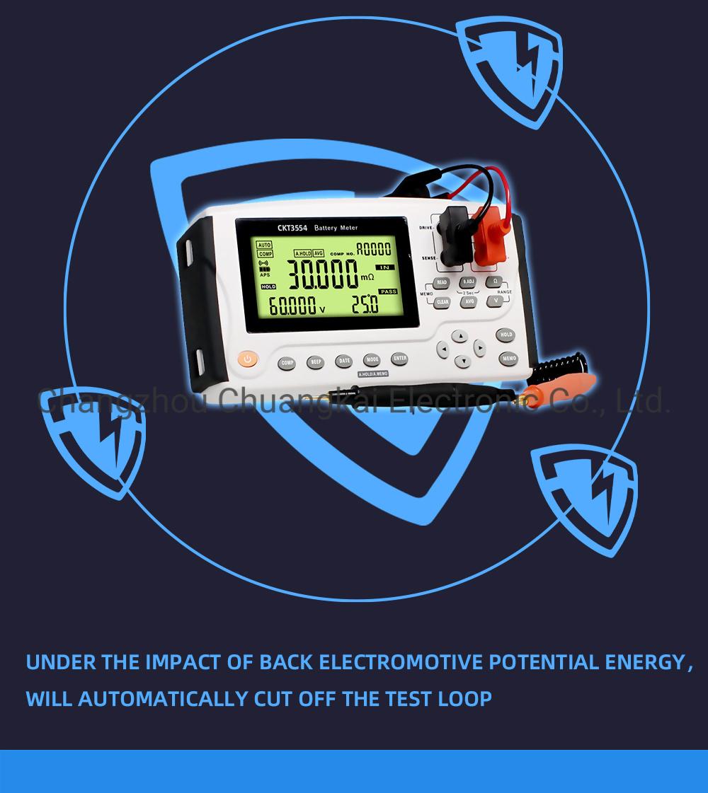 Ckt3554b Power Battery Meter Handheld Device Universal Battery Tester