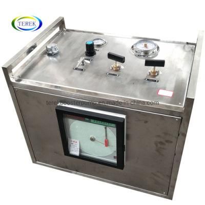 Portable Pneumatic Hydrotesting Testing Machine of Vessels with Mechanical Pressure Recorder