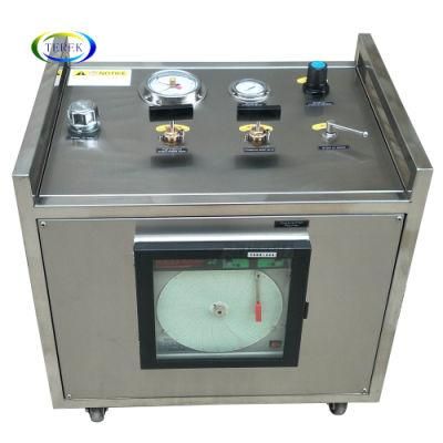 Terek Portable Hydro Pneumatic Test Pump for Oil Field with Mechanical Pressure Recorder