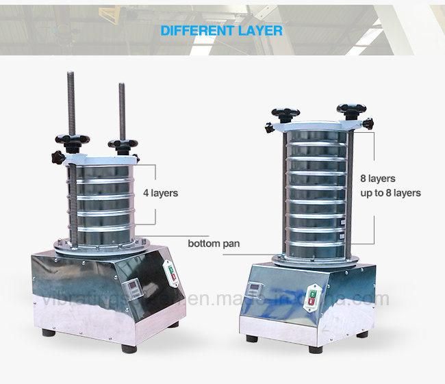 Small Vibrating Screen Machine for Particle Size Analyzer