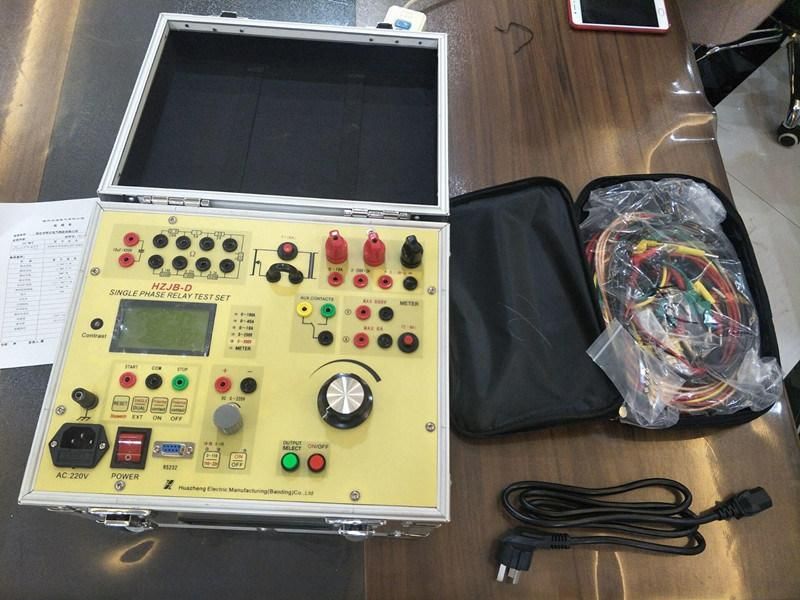 Huazheng Electric Manufacturing Bestseller 2022 Single Phase Relay Test Set