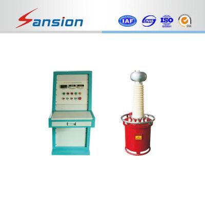 Chinese Manufacturer Oil-Immersed 10 kVA 100kv AC/DC Hipot Test Set Power Frequency Voltage Withstand Tester