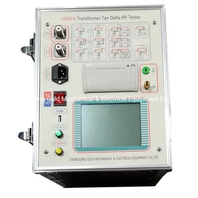 10kv Automatic Transformer Tan Delta and Capacitance Measuring &amp; Dissipation Factor Power Factor Tester
