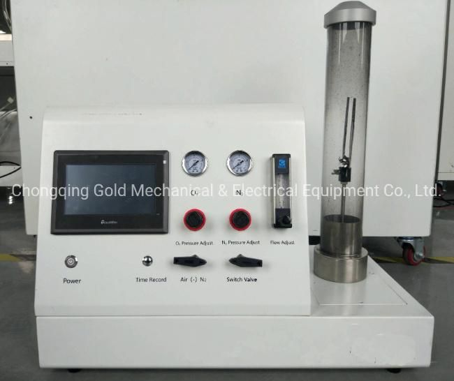 Combustion of Plastics ISO4589 Oxygen Index Tester