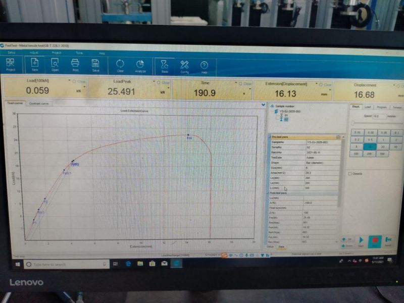 30kn 3ton Dual Columns Metal Steel Rod Plate Wire Tensile Compression Bending Shearing Peeling and Tearing Computer Control Electronic Universal Testing Machine