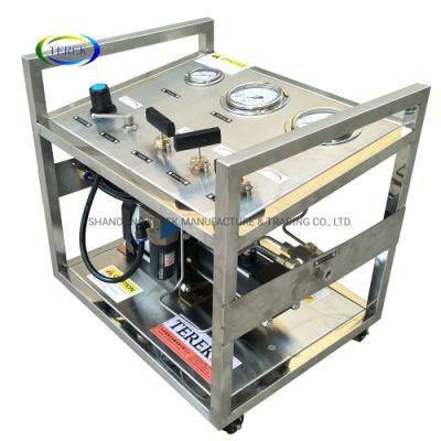 Low Cost Terek Factory Customised Air Driven Nitrogen Gas Booster Pump Equipment