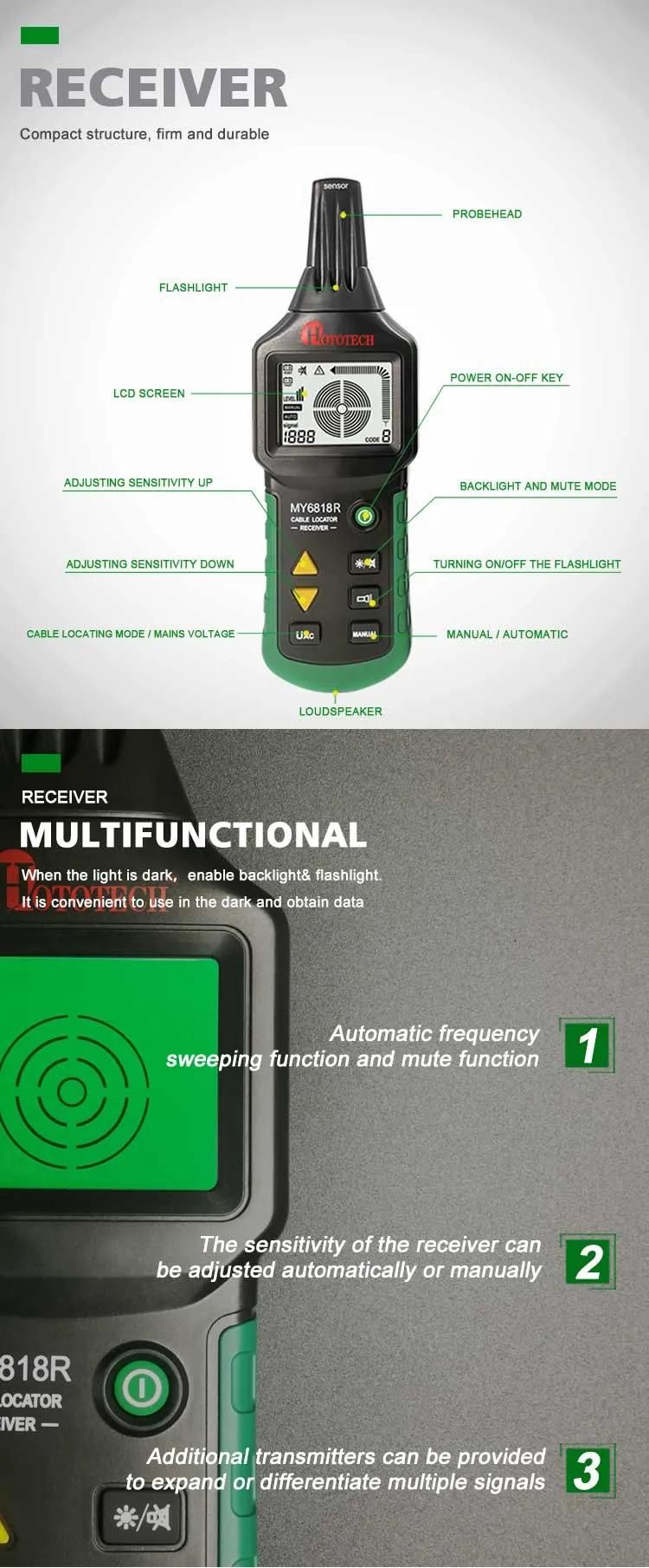 Hot Sale Professional Cable Detector and Underground Cable Detector