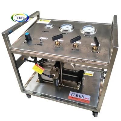 Terek Brand High Quality 800 Bar Portable High Pressure Nitrogen Booster Testing Unit for Accumulator Charging