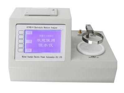 Htyks-H Karl-Fischer Coulomb Titration Automatic Micromoisture Meter