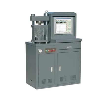 Computer Servo Fully Automatic Brick Cement Compression Testing Machine 100kn