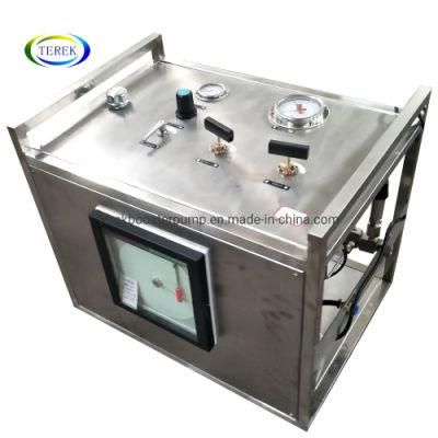 Portable High Pressure Hydraulic Pressure Test Bench for Pipes with Mechanical Pressure Recorder